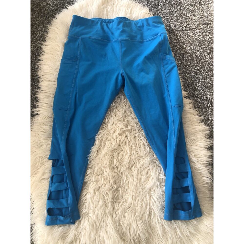 Kiava Womens Capri Leggings Pockets Size Small
